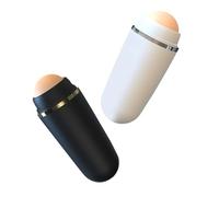 NOLITOY Rodillo Facial Absorbente de Aceite Volcánico 2 Unidades Portátil Control de Grasa para Cuidado Facial Piel Grasa y Masajeador Limpiador Uso Diario Básico