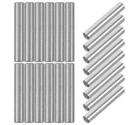 NOLITOY Rodillos de Presión de Cobre para Reparación de Casetes, 20 Unidades, Eje 2 X 12 Mm, Suministros de Radio para Mantenimiento y Grabadoras de Cinta Portátil