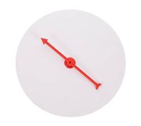 NOLITOY Rueda de Premios DIY de Plástico Plato Giratorio Pequeño de 19 CM Juego de Dibujo en Blanco para Fiestas y Aulas Rueda de Lotería Portátil para Eventos y Reuniones