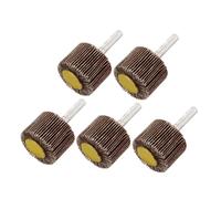 NOLITOY Ruedas de Aletas Abrasivas Vástago 30x25x6 Mm, 5 Piezas, Grano, Accesorio para Pulidor de Ruedas y Amoladora, Adecuado para Lijado, Pulido y Eliminación de Óxido en Metal