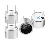 NOLITOY Sensor de Distancia Diseño de Doble Cabeza, Material de Hierro Color Plata, Alta Precisión para Robótica y Evitación de Obstáculos en Vehículos, 2 Pares