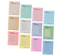 NOLITOY Sobres Para Carpeta De Ahorro Euros A6, 6 Agujeros, Papel Liso Duradero, Reto De Ahorro Para 52 Semanas, Planificación Financiera Personal