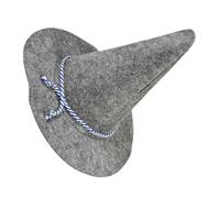 NOLITOY Sombrero de Espantapájaros Gris Resistente para Disfraces de Brujo y Mago Halloween Accesorio Ligero para Cosplay y Fiestas Temáticas Uso Multipropósito para Adultos