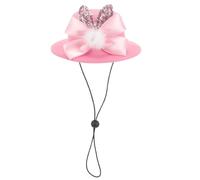 NOLITOY Sombrero de Mascota Gorras Sombrero de Gato de Pascua Regalos para Mascotas Gorro Perro Sombrero Rosa Tapas Sombrero de Pascua para Perro Sombrero de Gatito Decorativo