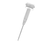 NOLITOY Sonda De Masaje De Oído Resorte De Cobre Plateado, Lápiz Detector De Puntos De Acupuntura Multifuncional, Dispositivo Telescópico Para Diagnóstico y Uso Doméstico