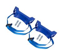 NOLITOY Soporte Ajustable para Cilindro de Gas de 40l, Soporte de Pared para Botella de Oxígeno, Base de Anillo Resistente para Tanque de Hidrógeno y Oxígeno, 2 Unidades Azules