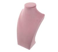 NOLITOY Soporte de Exhibición para Joyas con Diseño de Busto Realista Soporte Estable para Collares y Cadenas Organizador Rosa para Mujeres y Niñas