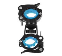 NOLITOY Soporte de Luz Bicicleta Delantera Soporte Antorcha Portátil Azul Clip Estable Fácil de Instalar para Ciclismo