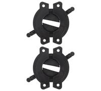 NOLITOY Soporte de Reparación para Tableros de Mesa de Madera Conector de Unión Fuerte ABS 2 Piezas Sujetador Resistente para Conexión y Refuerzo de Muebles Industriales