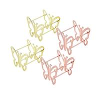 NOLITOY Soportes Metálicos Para Borlas De Esponja Polvo y Maquillaje Almacenamiento De Huevos Compacto Ligero y Decorativo