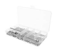 NOLITOY Surtido de 400 Tornillos Prisioneros M3/4/5/6/8 de Acero Inoxidable, Juego de Fijación Pequeño y Autorroscante para Accesorios de Baño, Reparación del Hogar y Montaje de Toalleros