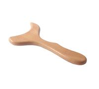 NOLITOY Tablero de Guasha de Madera de Haya, Barra de Masaje de Fisioterapia para Cuerpo y Cara, Herramienta Portátil para Estimulación Circulatoria, Uso Doméstico, Relajación