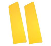 NOLITOY Tablero de Teñido Profesional Semitransparente para Peluquería 2 Piezas Amarillo para Mechas y Balayage, Herramienta para Aplicación Uniforme de Tinte en Cabello Largo