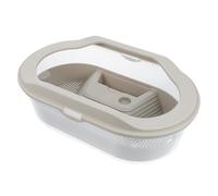 NOLITOY Tanque de Tortugas de Plástico Resistente, a Prueba de Fugas Plataforma para Reptiles, Adecuado para Criar y Mantener Tortugas en Casa