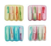 NOLITOY Tapones Antiruido Silenciosos 4 Piezas Protector Auditivo Reducción de Ruido Material de PU para Dormir y Estudiar y Seguridad