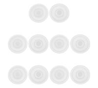 NOLITOY Tapones de Silicona Antiderrames para Botella de Agua Grande Juego de 10 Piezas Tapón de Sellado en Forma de T Reutilizables y Resistentes para Uso en Casa Oficina y Camping