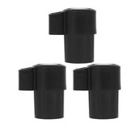 NOLITOY Tapones para Saxofón Alto Cuello Doblado, Set de 3 Piezas, Tapas de Extremo para Llaves, Accesorios para Saxofón, Protección contra Arañazos y Mejora de Sonido en Instrumentos