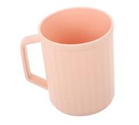NOLITOY Taza de Baño de Plástico Resistente con Diseño Antideslizante Capacidad Grande Irrompible Reutilizable para Cepillo de Dientes y Uso Doméstico Reutilizable