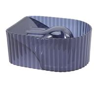 NOLITOY Tazón de Manicura Acrílico Transparente para Remojo de Uñas Resistente y Duradero para Eliminación de Esmalte y Cuidado de Uñas Salón y Hogar