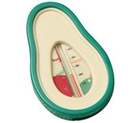 NOLITOY Termómetro Flotante para Bañera de Ñiño Monitor de Temperatura Rápida y Precisa Color Verde Abeto Material ABS Seguro Diseño Redondo Drenaje para Baño Seguro