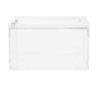 NOLITOY Terrario de Reptiles Montaje Manual Acrílico Transparente Ventilación, Caja de Cría para Pequeñas, Estuche Portátil para Reptiles y Anfibios