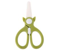 NOLITOY Tijeras de Cerámica Herramienta Multifuncional Portátil para Cortar Verduras y Fideos para Cocina y Uso al Aire Libre, Diseño Seguro para Bebés