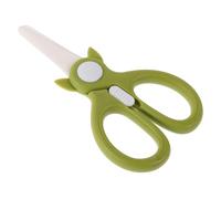 NOLITOY Tijeras de Cocina Portátiles Hoja de Cerámica para Cortar Carne y Fideos, Multifuncionales y Seguras, para Alimentos de Bebés y Uso Diario