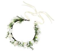 NOLITOY Tocado de Guirnalda de Rosas Diadema de Flores para Niñas Exquisita Guirnalda Floral para Boda para Fotos de Vacaciones al Estilo del Bosque Playa