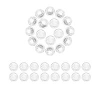 NOLITOY Topes de Cadena para Cortinas Verticales, Paquete de 40 Piezas en Pom, Accesorios Transparentes para persianas enrollables, Soporte Ligero para proyectos de reemplazo