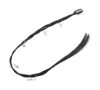 NOLITOY Trenzas de Peluca Sintéticas Accesorios Cabello para Niñas Extensiones de Coleta Trenzada Postizo de Trenza para Fiestas y Eventos