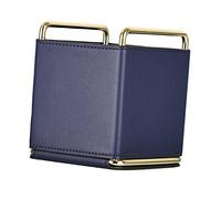 NOLITOY Tubo De Almacenamiento Cuero Para Guardar Maquillaje Caja De Escritorio Para Organizar Cosméticos Organizador De Residuos Para Uso Doméstico