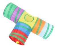 NOLITOY Túnel Plegable para Conejos y Hámsteres Juguete Interactivo de Tela Resistente para Interiores Escondite y Tubo de Juego para Mascotas Pequeñas