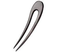 NOLITOY U-shaped Chinese Style Wooden Hair Fork Handcrafted Ebony Hairpin For Women Bun Holder Traditional Hair Accessory For Weddings And Parties