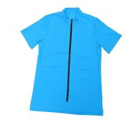 NOLITOY Uniforme de Trabajo Hospitalario para Cosmetólogo de Mascotas, Resistente al Agua y Cómodo, Material de Nylon Azul para Tienda de Mascotas