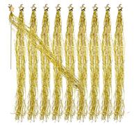 NOLITOY Varitas de Hadas Doradas Estrellas y Cintas 10 Piezas Accesorios de Vestuario para Cosplay y Juguetes de Simulación Ideales para Fiestas de Cumpleaños Bodas y Navidad