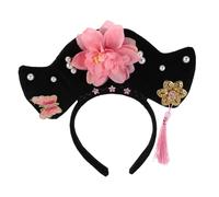 NOLITOY Vintage Chinese Hairband Retro Floral Hanfu Headband para Mujeres y Niñas Accesorios Tradicionales Dinastía Qing con Diseño Cómodo y Elegante para Fotografía Fiestas de Disfraces y
