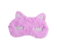 NOLITOY visera de noche máscara de gel para ojos antifaz para ojos secos máscara de ojos felpa eye mask for sleeping máscara para dormir noche con los ojos vendados Violet