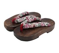 NOLITOY Zuecos de Madera para 20 CM Sandalias de Verano Antideslizantes Calzado Infantil Rosa Punta Redonda Zapatos Cómodos para Bebés y Estudiantes