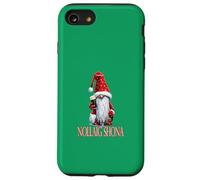 Nollaig Shona gnomo sosteniendo un Vaso de irlandés seco Stout Carcasa para iPhone SE (2020) / 7/8