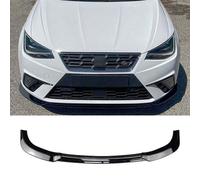 NOLLAM Coche Alerón Delantero para Seat Ibiza MK5 Standard/FR 2018-2023 ABS Delantero Alerón Delantero Alerones Difusor Labios Protección Spoiler de Parachoques,A