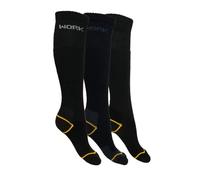 NOLOGO KATIACALZE Calcetines de trabajo largos bajo la rodilla mujer hombre 6 pares calcetines Work algodón verano invierno calcetines reforzados montaña antiampollas transpirables protectores