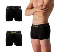 NOLOGO KATIACALZE Calzoncillos Hombre Boxer de Microfibra 2 Pcs - Boxer Hombre Pack, Deportivo, Elástico, Transpirable, Sin Costuras - Made in Italy