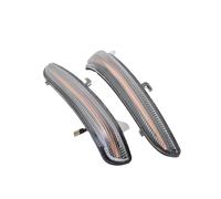NOLONGNRDX Espejo Retrovisor Exterior Indicador Para Citroen C3/MK3 C3 III C4 Cactus 2018-2021 Facelift Luz Señal Giro Indicador Espejo Lateral Lámpara Intermitente(Crystal Lens)