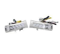 NOLONGNRDX Espejo Retrovisor Exterior Indicador Para Estima 2006-2018 Para Preiva Para Voxy 70# 2007-2013 Luces Para Espejo Retrovisor Coche Señales Giro Tipo Serpentina