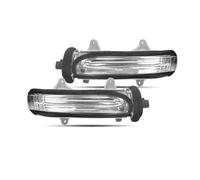 NOLONGNRDX Espejo Retrovisor Exterior Indicador Para Land Cruiser 2012-2015 Para Prado 2009-2017 81740-60090 81730-60120 Luz Espejo Lateral Ámbar Señal Giro Retrovisor(2pcs Left and Right)