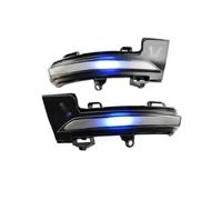 NOLONGNRDX Espejo Retrovisor Exterior Indicador Para Skoda Octavia MK3 5E 2013-2018 Indicador Intermitente De Espejo Lateral Luz Dinámica(Blue and yellow)