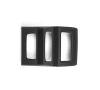 NOLONGNRDX Marco del reposabrazos Para A&udi Q5L Interiores Coche, Consola Central, Tapa Reposabrazos, Perilla Palanca Cambios, Carcasa Panel Superpuesto (Black Rear AC Cover)