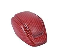 NOLONGNRDX Marco del reposabrazos Para Highlander 2020-2024 Perilla De Palanca Cambios Coche Cubierta Cabeza Accesorios Embellecedores (Red Carbon Fiber)