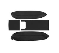 NOLONGNRDX Marco del reposabrazos Para Highlander XU70 Kluger 2020-2024 Compartimento Central Para Coche Reposabrazos Cubierta Funda Cuero Accesorios (Black)