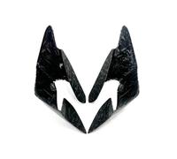 NOLONGNRDX Motocicleta Alerón Frontal Desnudo para Yamaha YZF-R6 YZFR6 2017-2023 ABS Plástico Motocicleta Alerón ala Fija Lateral Kit Carenado Aerodinámico Delantero(H)